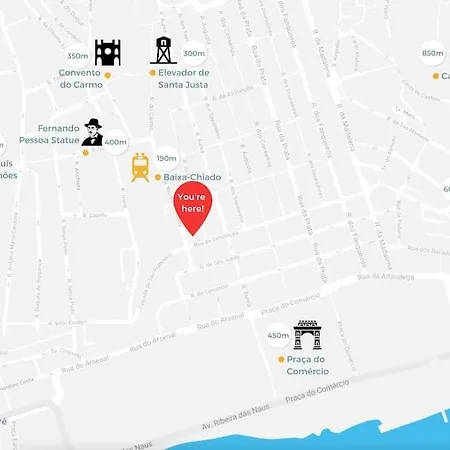 شقة Downtown Nova Baixa Chiado Lisboa